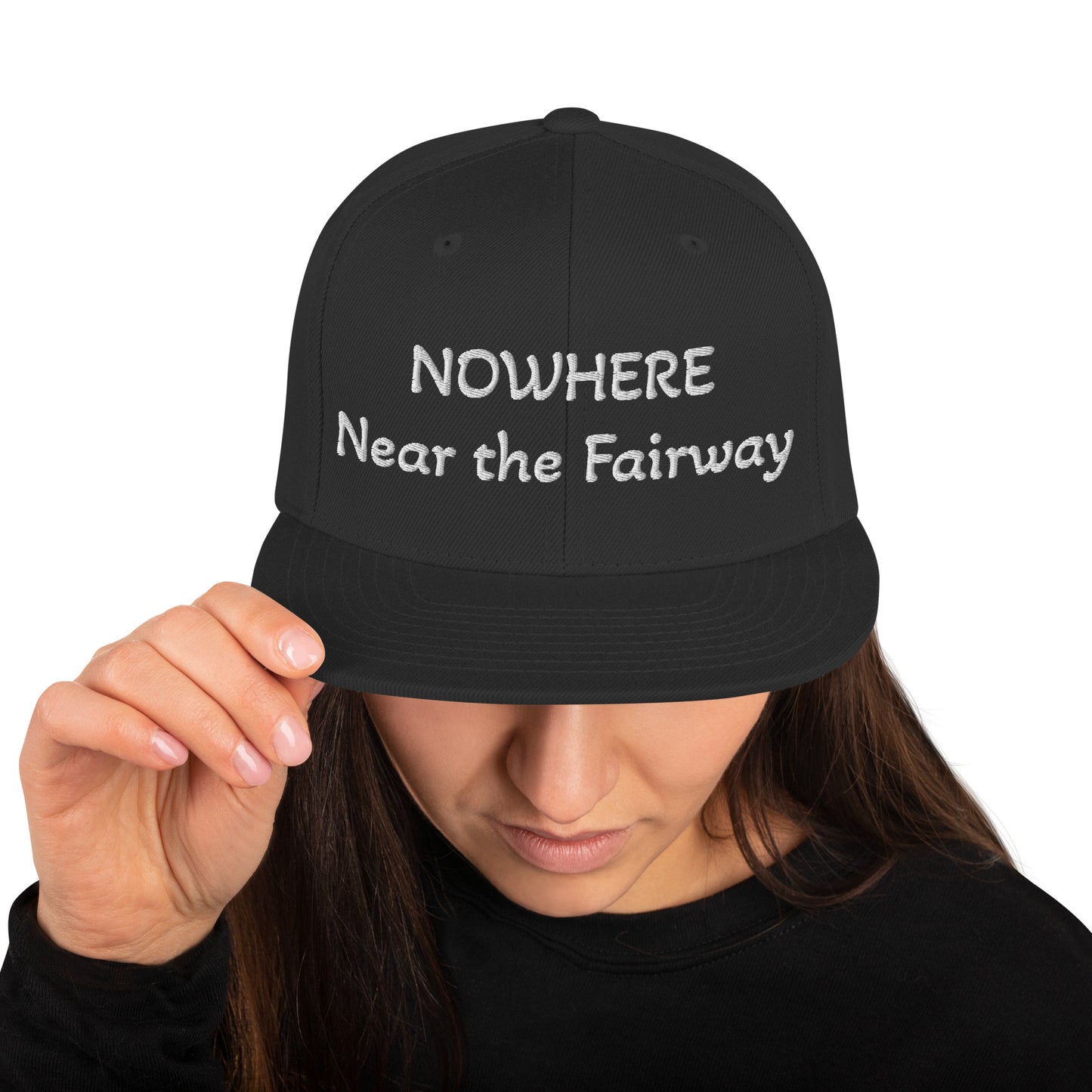 NOWHERE Near the Fairway Snapback Hat