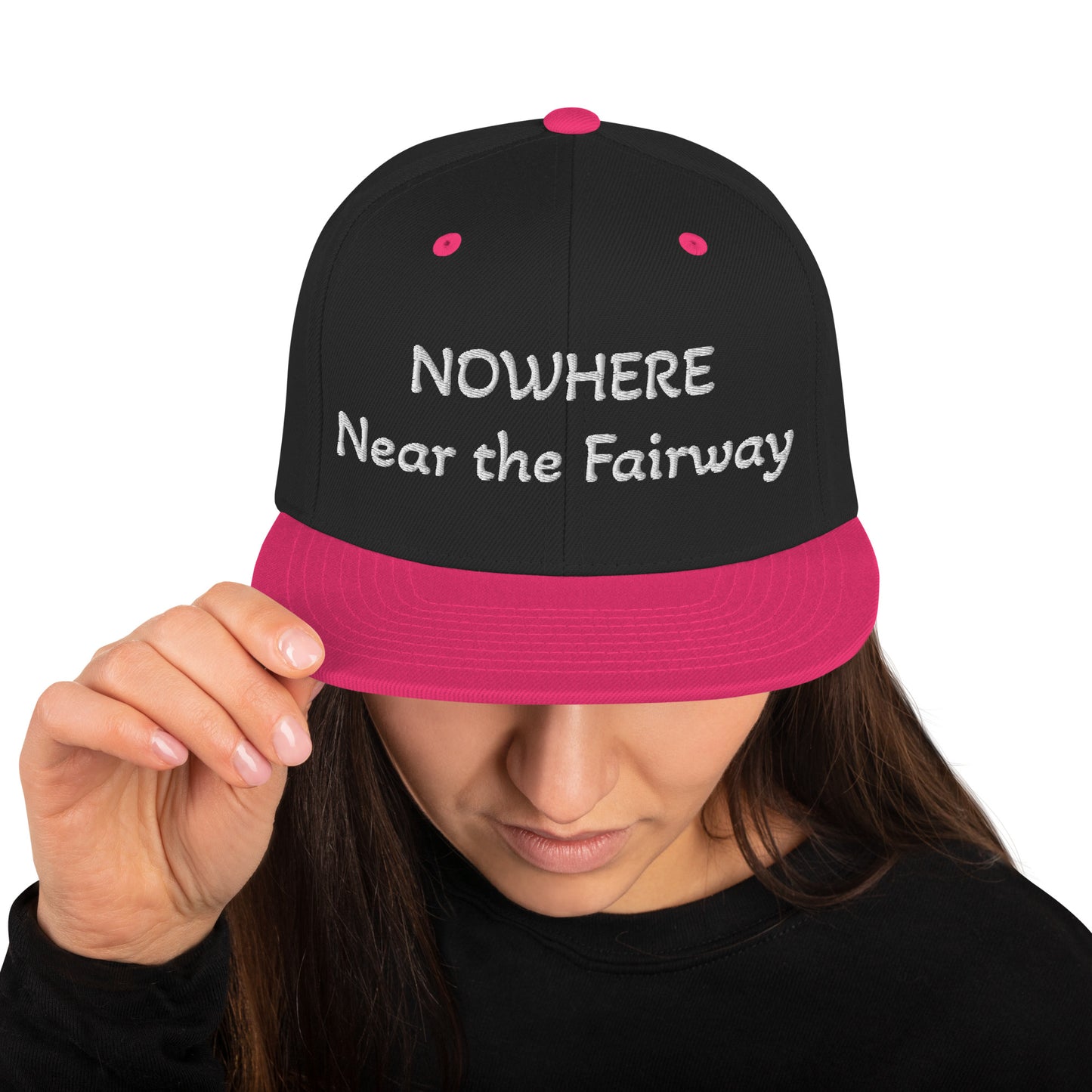 NOWHERE Near the Fairway Snapback Hat