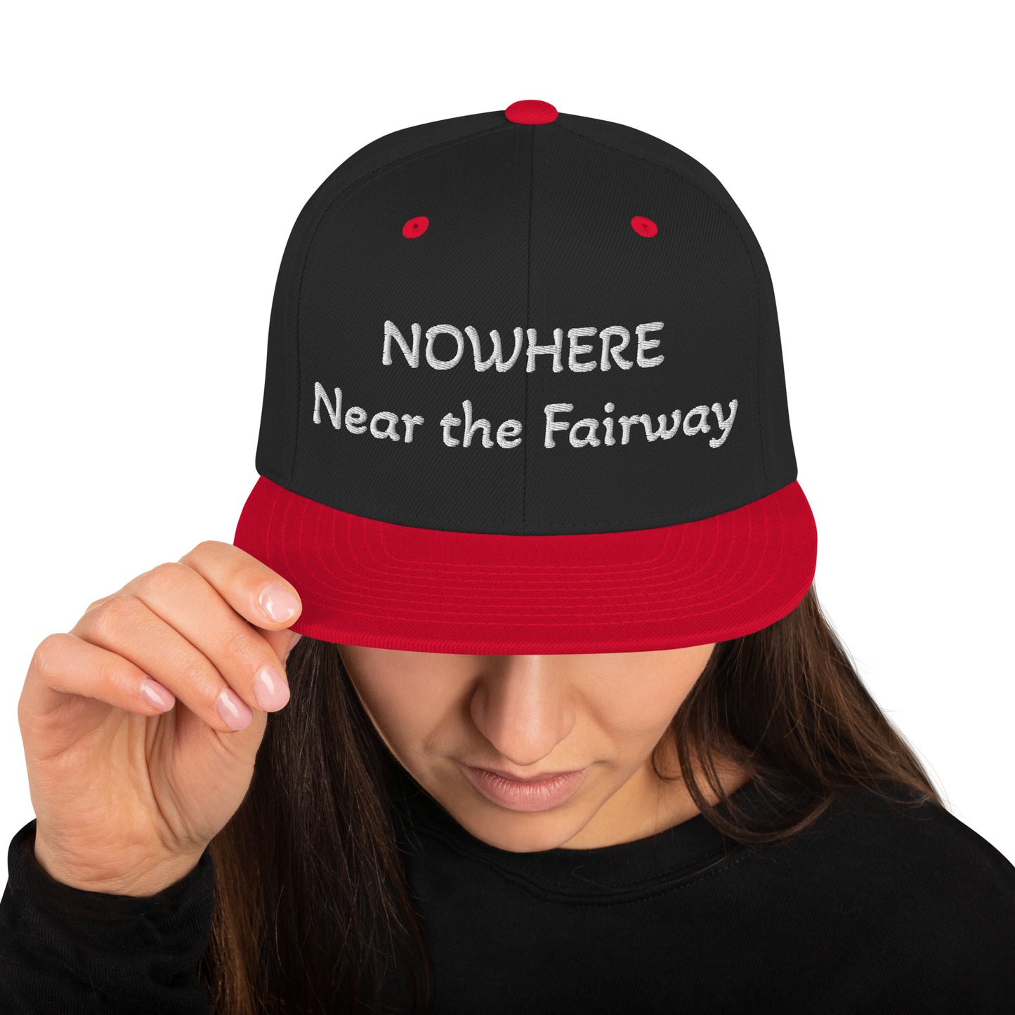 NOWHERE Near the Fairway Snapback Hat