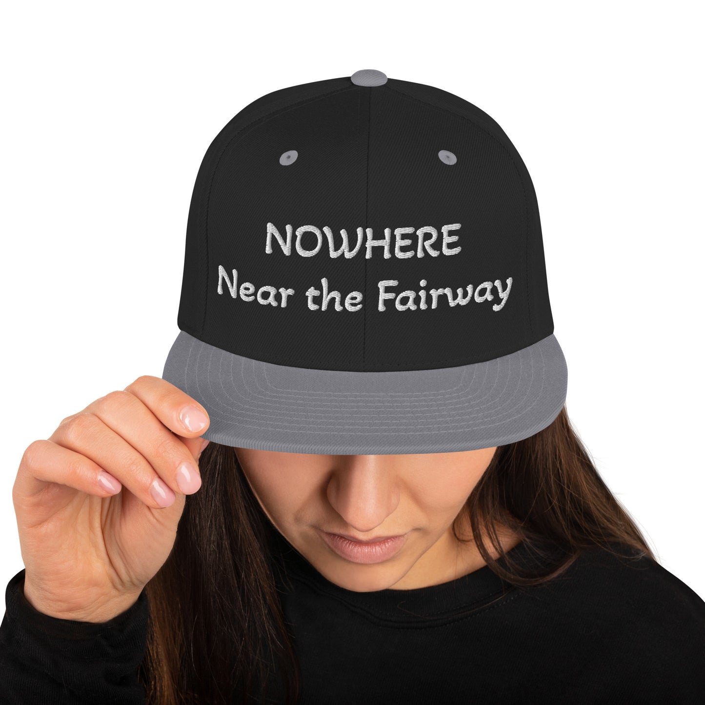 NOWHERE Near the Fairway Snapback Hat