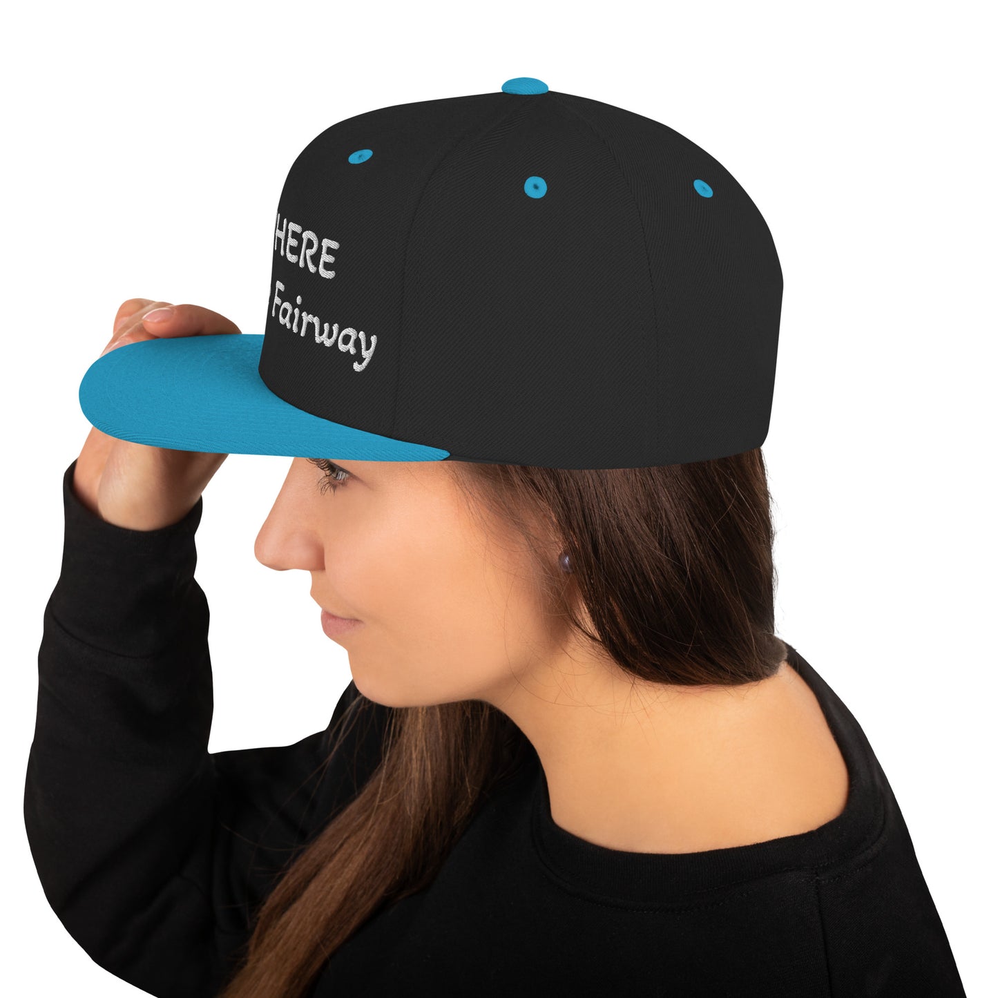 NOWHERE Near the Fairway Snapback Hat