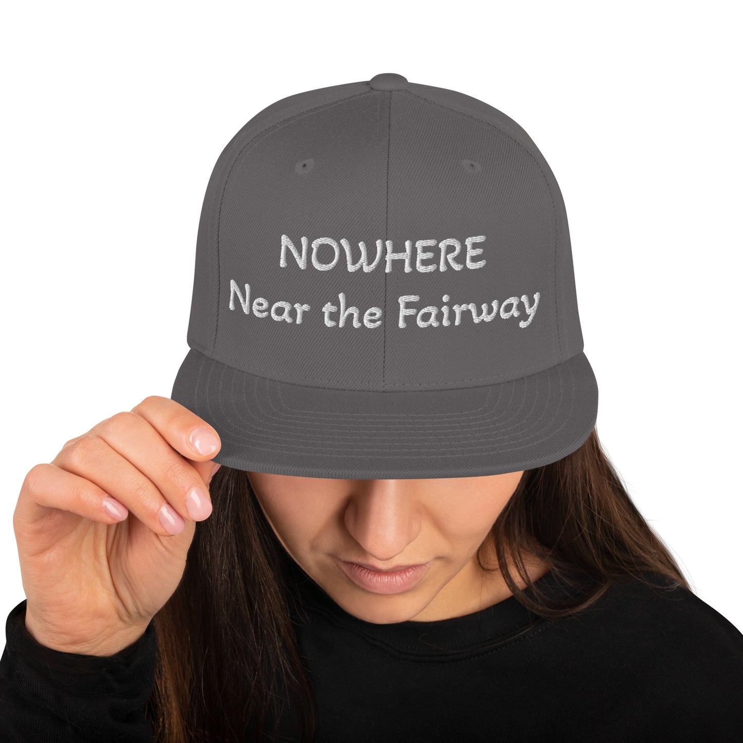 NOWHERE Near the Fairway Snapback Hat