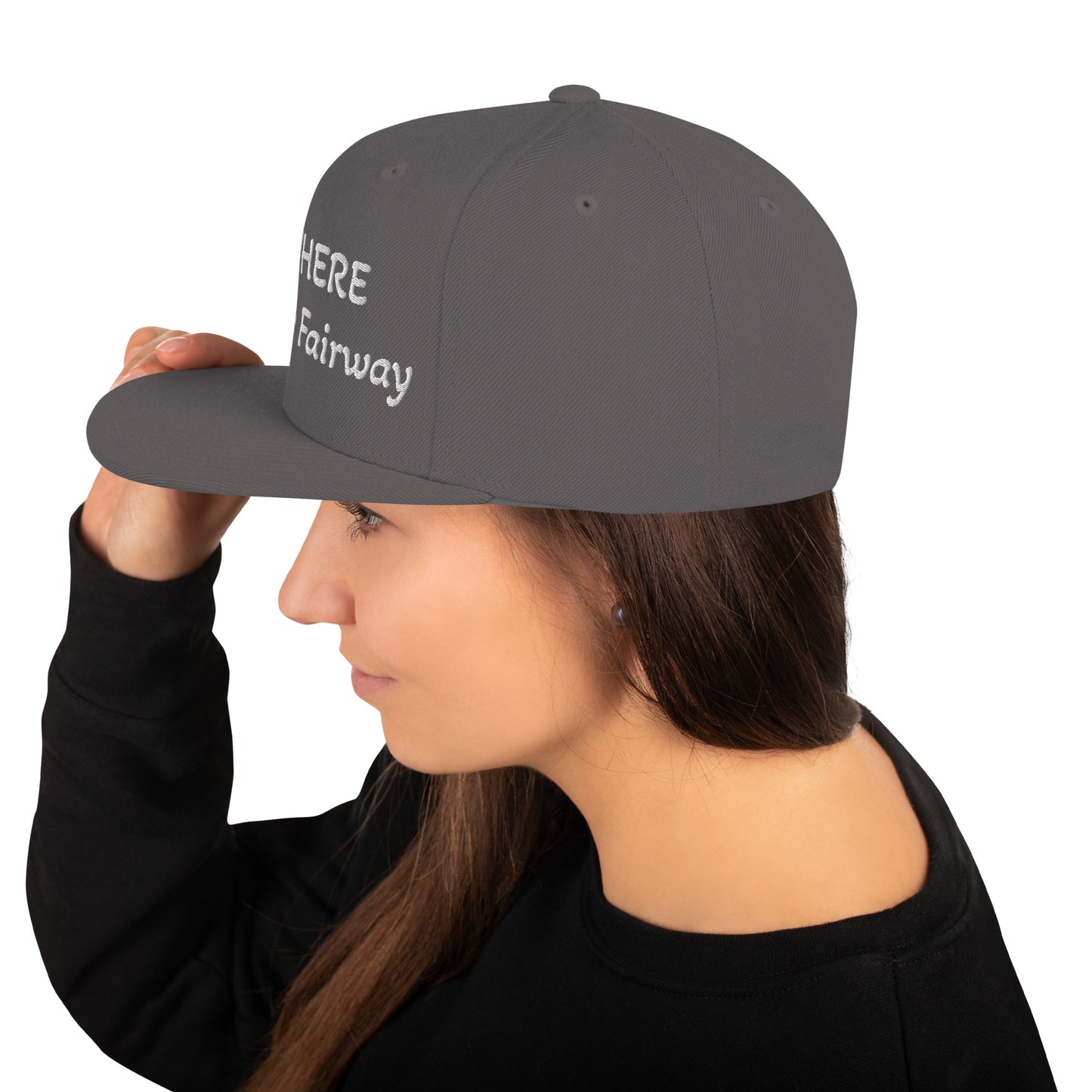 NOWHERE Near the Fairway Snapback Hat