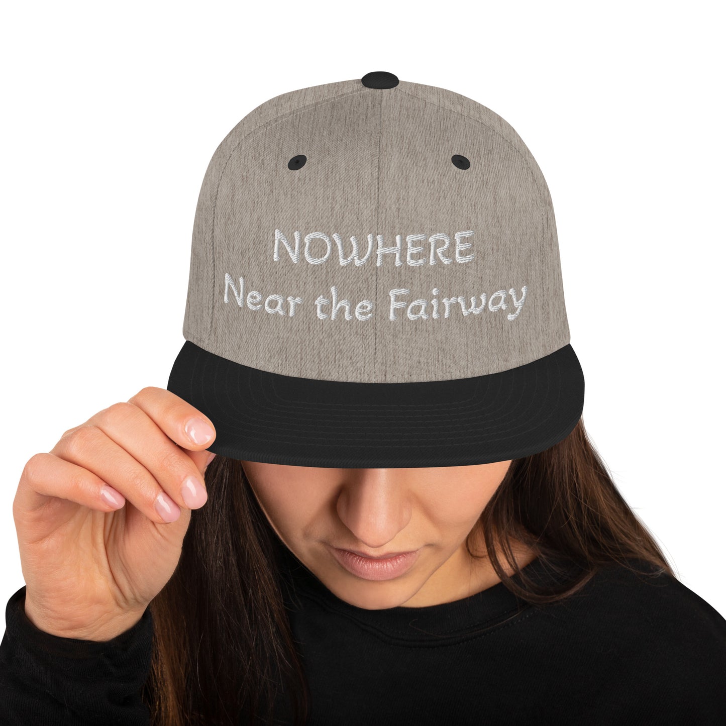 NOWHERE Near the Fairway Snapback Hat