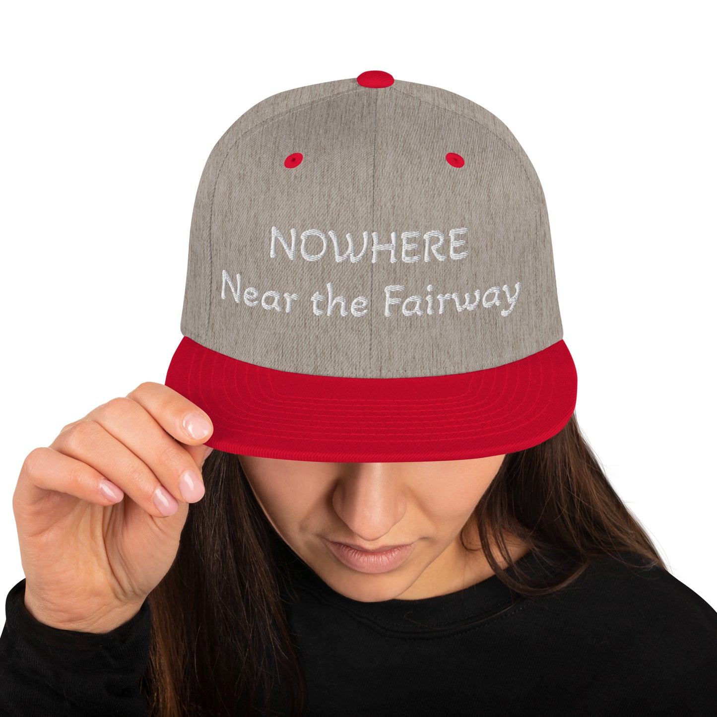 NOWHERE Near the Fairway Snapback Hat